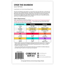 Load image into Gallery viewer, Over the Rainbow Quilt Pattern by Corinne Sovey