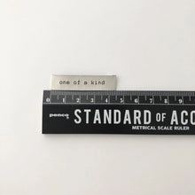 Load image into Gallery viewer, One of a Kind Woven Quilt Label 1.2 cm by 5 cm