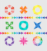 Load image into Gallery viewer, Rainbow Solids Bundles Curated by Quiet Play for Beginner Pattern Club