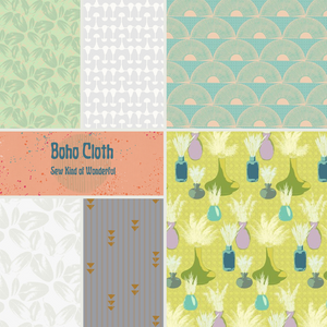 Boho Cloth Fat Quarter Bundle by Sew Kind of Wonderful for Freespirit Fabrics