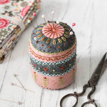 Load image into Gallery viewer, Corinne LaPierre Felt Pincushion Craft Kit Embroidery Pins Gift