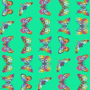 Tula Pink Daydreamer Butterfly Hugs Lagoon cotton quilt fabric material free spirit