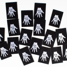 Load image into Gallery viewer, "Hand Made" Kylie and the Machine Woven Labels 8 Pack
