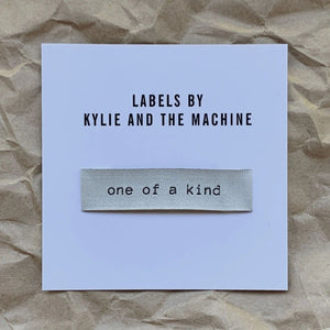 One of a Kind Kylie and the Machine Woven Quilt Label