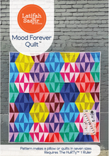 Load image into Gallery viewer, Latifah Saafir Studios Mood Forever Quilt Pattern Hurty 1 ruler half-rectangle  baby to king size quilts