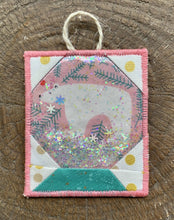 Load image into Gallery viewer, Snow Globe Glitter Ornament Postcard Pattern Polar Magic Christmas

