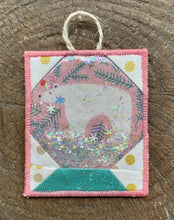 Load image into Gallery viewer, Snow Globe Glitter Ornament Postcard Pattern Polar Magic Christmas