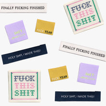 Load image into Gallery viewer, Kylie + the Machine KATM Sweary Sewist 2.0 Sewing quilt garment bag labels