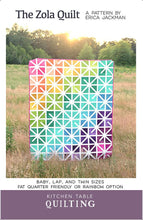 Load image into Gallery viewer, The Zola Quilt pattern by Kitchen Table Quilting baby lap twin size intermediate skill level