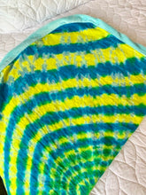 Load image into Gallery viewer, Small Batch Hand Tie Dyed Baby Swaddle Snuggly Blanket