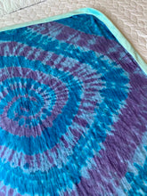 Load image into Gallery viewer, Small Batch Hand Tie Dyed Baby Swaddle Snuggly Blanket