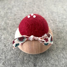 Load image into Gallery viewer, Brooklyn Haberdashery Turned Wood Pincushion Handmade in Japan