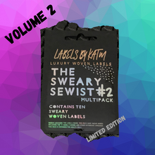 Load image into Gallery viewer, kylie and the machine katm the sweary sewist volume 2 bag labels quilt label garment clothing australia