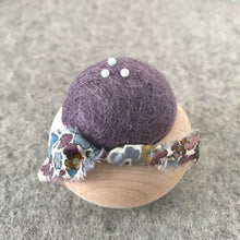 Load image into Gallery viewer, Brooklyn Haberdashery Turned Wood Pincushion Handmade in Japan