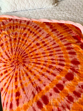 Load image into Gallery viewer, Small Batch Hand Tie Dyed Baby Swaddle Snuggly Blanket