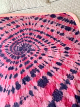 Load image into Gallery viewer, Small Batch Hand Tie Dyed Baby Swaddle Snuggly Blanket