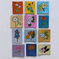 Birth Month Flower Labels by Intensely Distracted