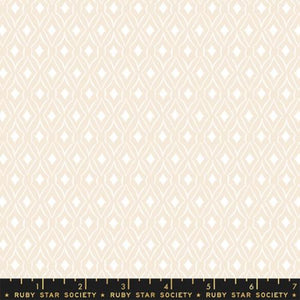 Flowerland by Melody Miller for Ruby Star Society Moda Fabrics  quilt weight cotton fabric garments bags quilting low volume cream tan white diamonds 