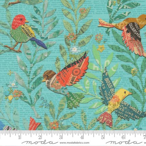 Paper Hamlet Birds in Sky by Cathe Holden for Moda Fabrics