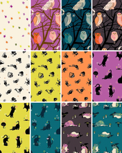 Load image into Gallery viewer, Freaky Familiars Halloween Collaborative Collection by Ruby Star Society 5" Charm Pack
