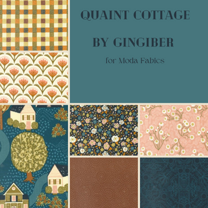 Quaint Cottage (x7 prints)  by Gingiber for Moda Fabrics Fat Quarter Bundle