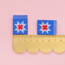 Load image into Gallery viewer, Quilt Block Woven Labels (8 Per Pack) by Sarah Hearts
