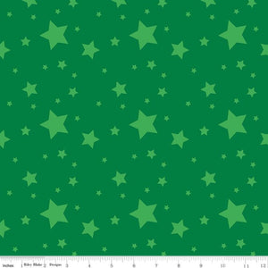 Create by Kristy Lea for Riley Blake Starlight Green END OF BOLT 29"
