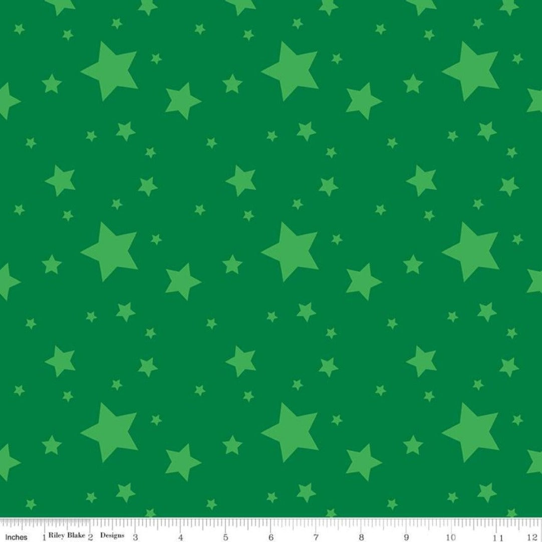 Create by Kristy Lea for Riley Blake Starlight Green END OF BOLT 29