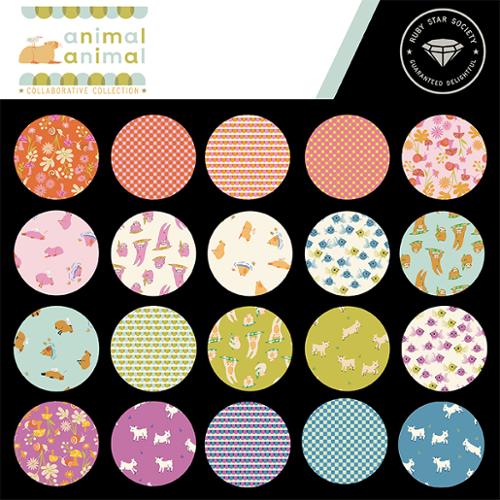 Ruby Star Society Moda Fabrics Animal Animal various designers baby animals mothers novelty nature children quilting cotton garments bags 