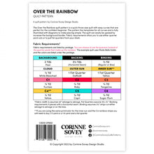 Load image into Gallery viewer, Over the Rainbow Quilt Pattern by Corinne Sovey
