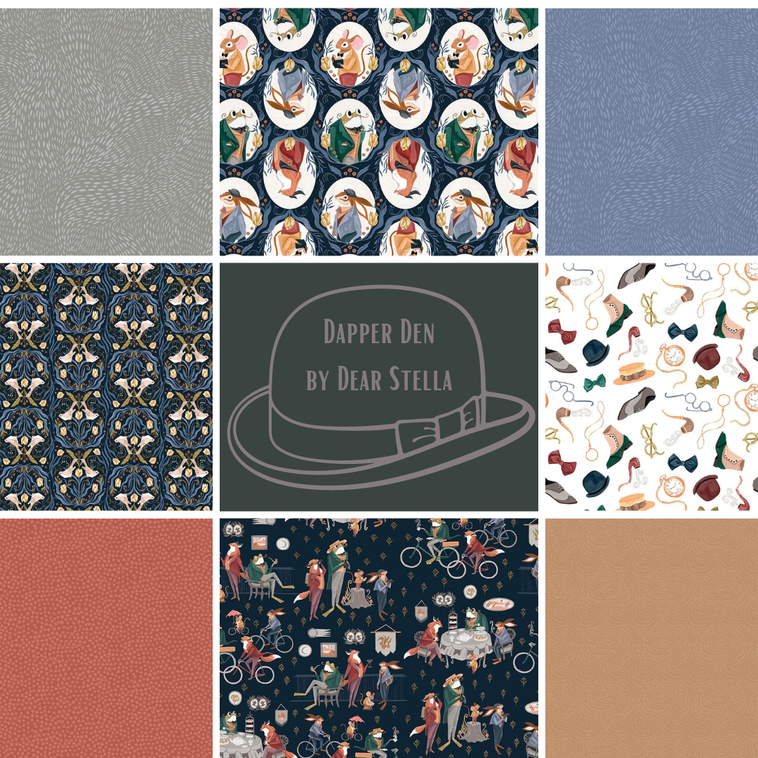 Dapper Den by Dear Stella Designs Curated Fat Quarter Bundle