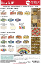 Load image into Gallery viewer, Prism Party Pattern by Moda Mod 110 Wall Hanging Bunting Pillow
