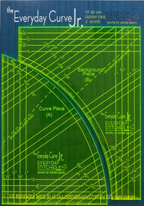 Everyday Stitches Curve Jr. Bohemian Born pattern ruler curved piecing acrylic