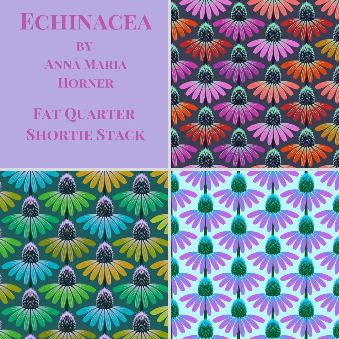 Echinacea by Anna Maria Horner Shortie Stack (3 Fat Quarters) Freespirit Fabrics