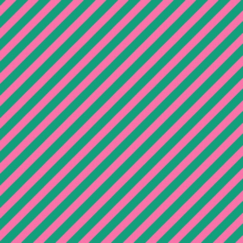 Holly Jolly by Dear Stella cotton quilt fabric Christmas Holiday Vintage Retro style green and pink diagonal bias stripe