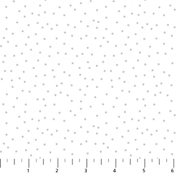 Figo Fabrics Serenity Basics Dots white background random grey dots small background low volume
