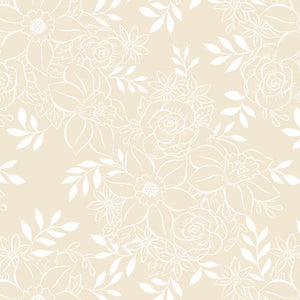 Winterglow Floral in Natural for Ruby Star Society