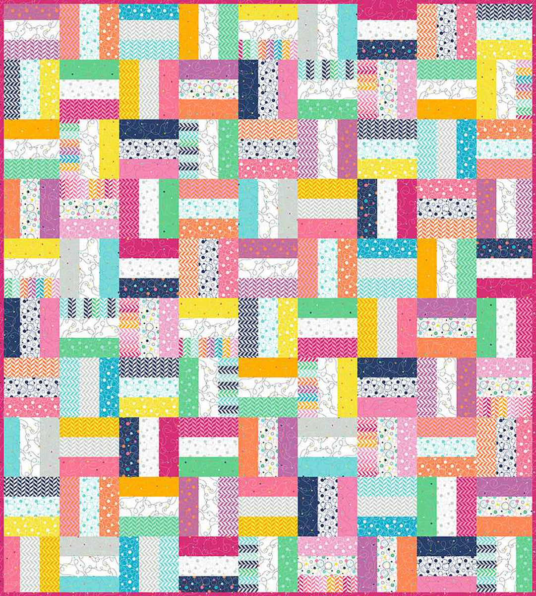 Lattice Quilt pattern by Sue Daley Designs lap throw beginner friendly jelly roll rolie polie friendly