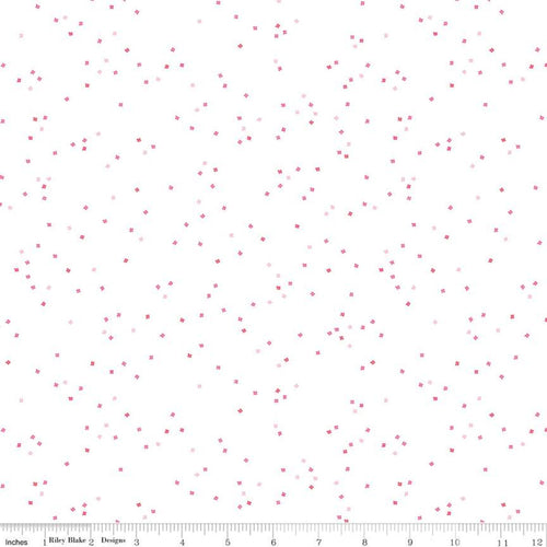 Riley Blake Designs Blossom All the Pink Christopher Thompson Background low volume cotton quilting fabric background