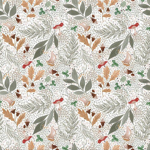 Goblincore Mystic Floral in White by Rae Ritchie for Dear Stella