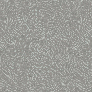 Dear Stella Fabrics Basic Dash Flow in Rock Gray Grey swirling tone on tone lines good for animal fur has movement low volume cotton material for quilting sewing garments projects 