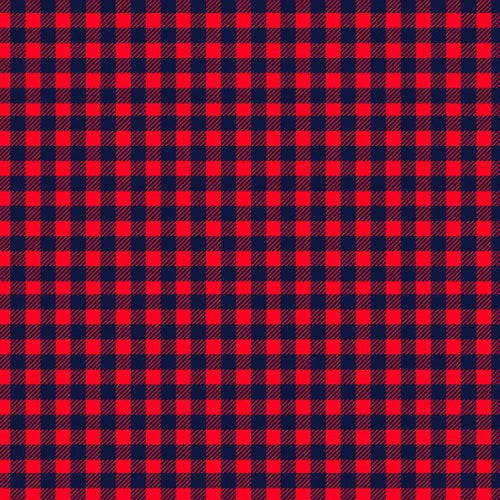 Dear Stella Plaid Checker red and navy salsa small check to coordinate with Santa Jaws or other holiday quilt tree skirt stocking project cotton fabric material