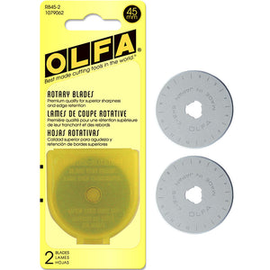 Olfa Rotary Blade Replacements 2 Count 45mm