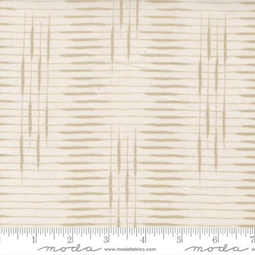 Slow Stroll Cattail Crossing in Natural by Fancy That for Moda Fabrics