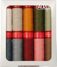 Load image into Gallery viewer, Dolores Smith Wool Essentials Aurifil Floss Collection 10 Small Spools 12wt
