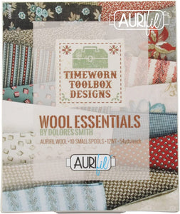 Dolores Smith Wool Essentials Aurifil Floss Collection 10 Small Spools 12wt