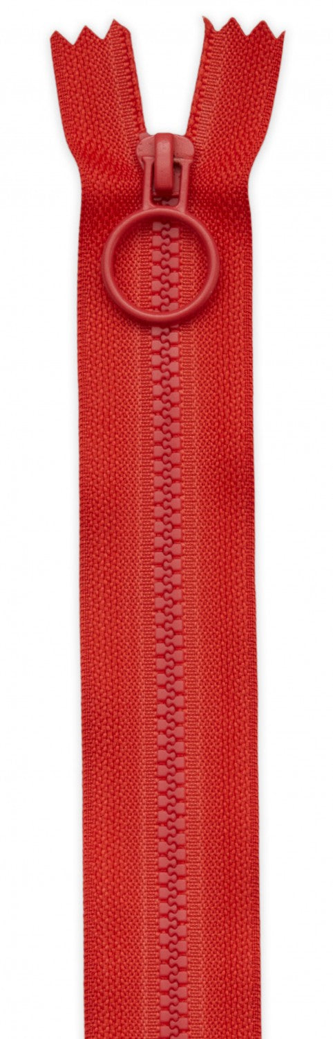 Zakka Workshop 9 inch hoop pull zipper 2 pack red use for zippy bags 