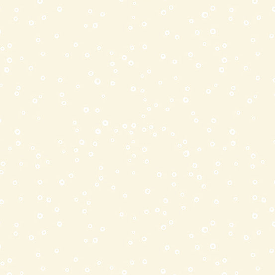 Bubbles by Sarah Golden for Andover Fabrics Low Volume soft cream bubbles on deeper cream  light tan beige background polka dot  cotton quilt material garment sewing project bags 
