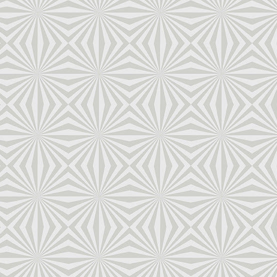 Rays in Fog by Libs Elliott Stealth collection for Andover Fabrics  gray grey white cream geometric movement low volume quilt material sewing garment
