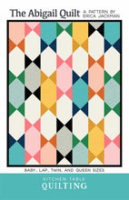Load image into Gallery viewer, The Abigail Quilt Kitchen Table Quilting Pattern Large center for fussy cutting bow tie frame 4 sizes Erica Jackman

